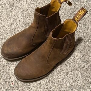 Dr. Martens Dark Brown Leather Boots